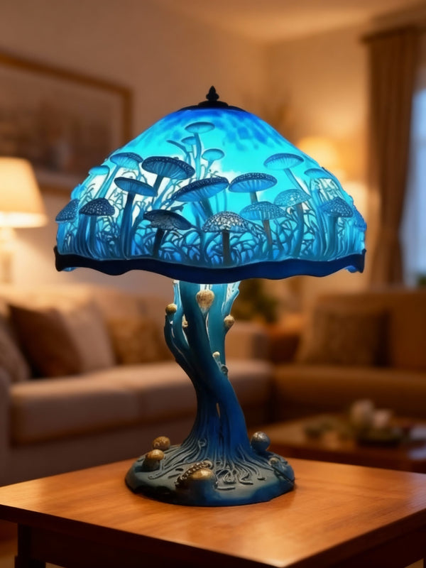 BLUEAURA | Blaue Schreibtischlampe mit mystischem Flair