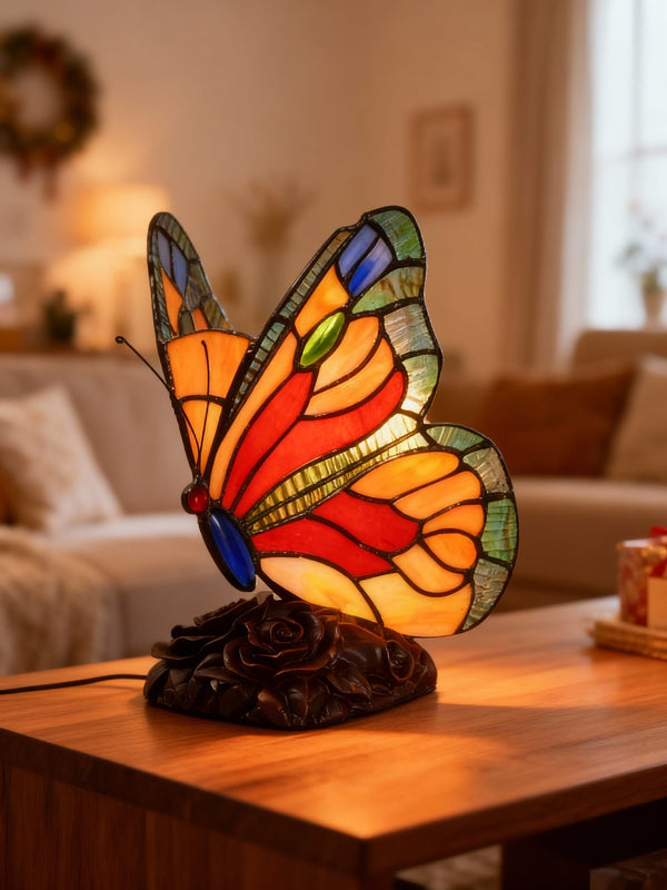 LUMIFLY | Lampe mit Schmetterlingsmotiv im Art Deco-Stil